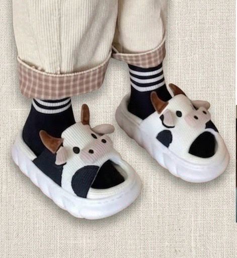 Pantufla vaca Infantl numeración #16 al 22