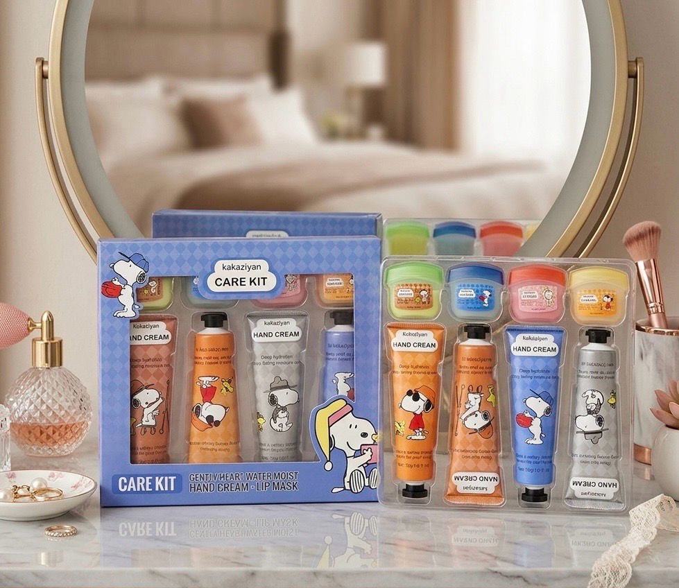 Kit cremas y Lip Balm Snoopy