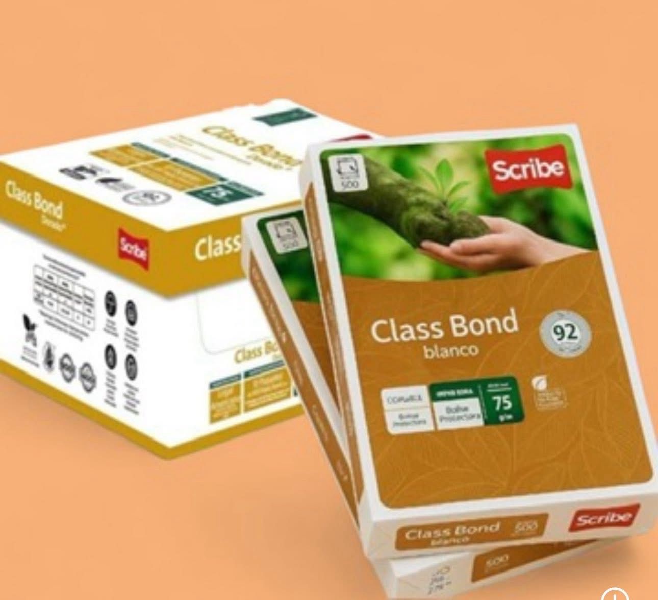 Hoja Blanca Scribe Mayoreo paq 500 hojas