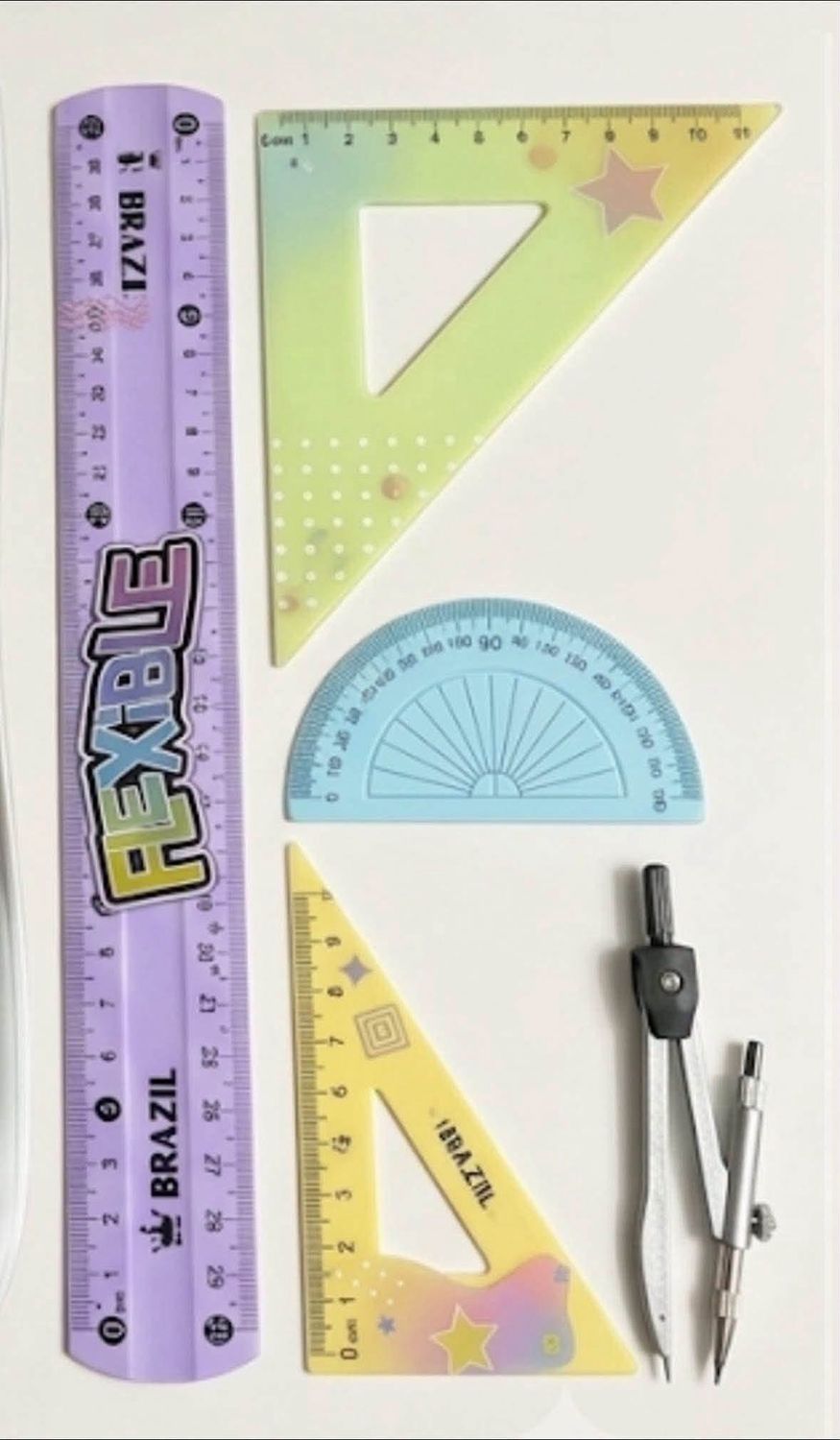Juego Geométrico Flexible Pastel
