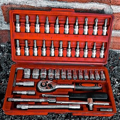 Kit Matraca y Dados caja Roja