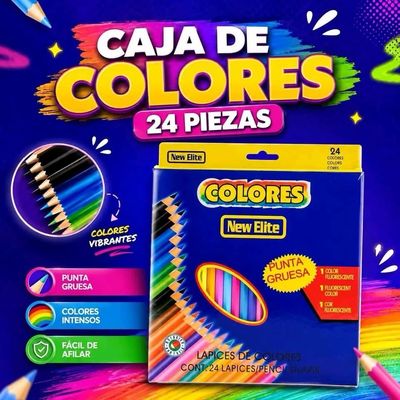 Caja de colores 24 piezas