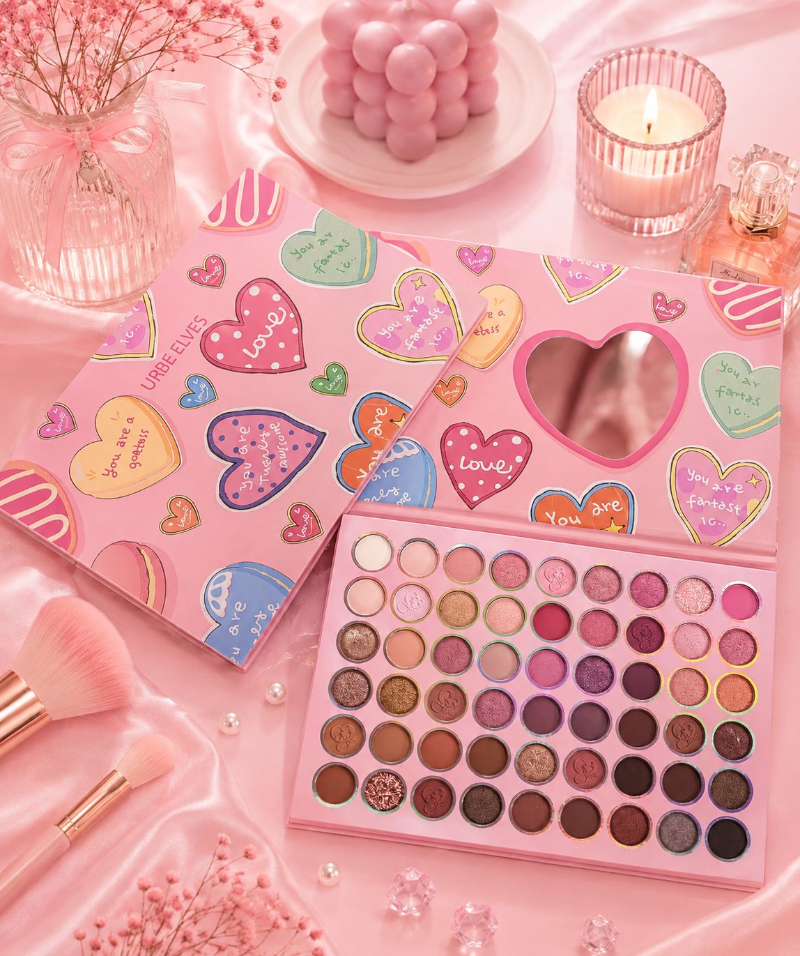 Palette de Sombras Corazones 52 tonos