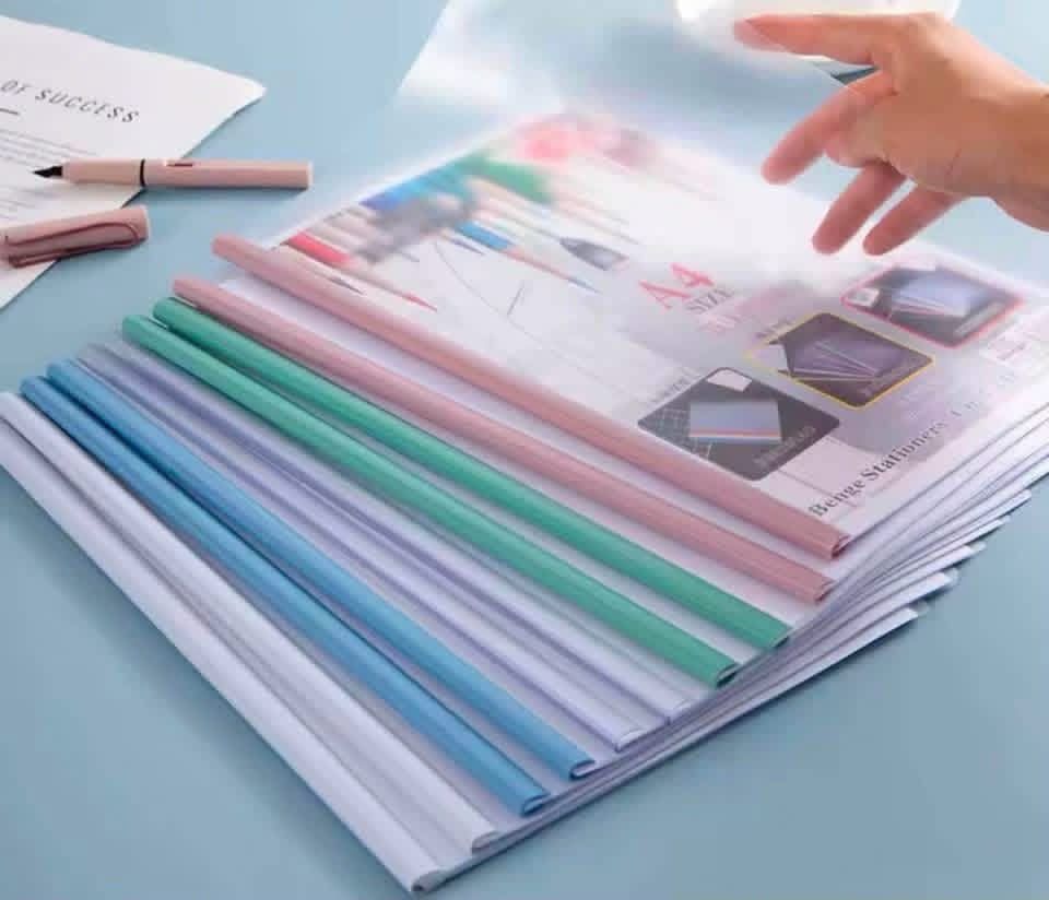 Folder de Costilla colores pastel paq con 10