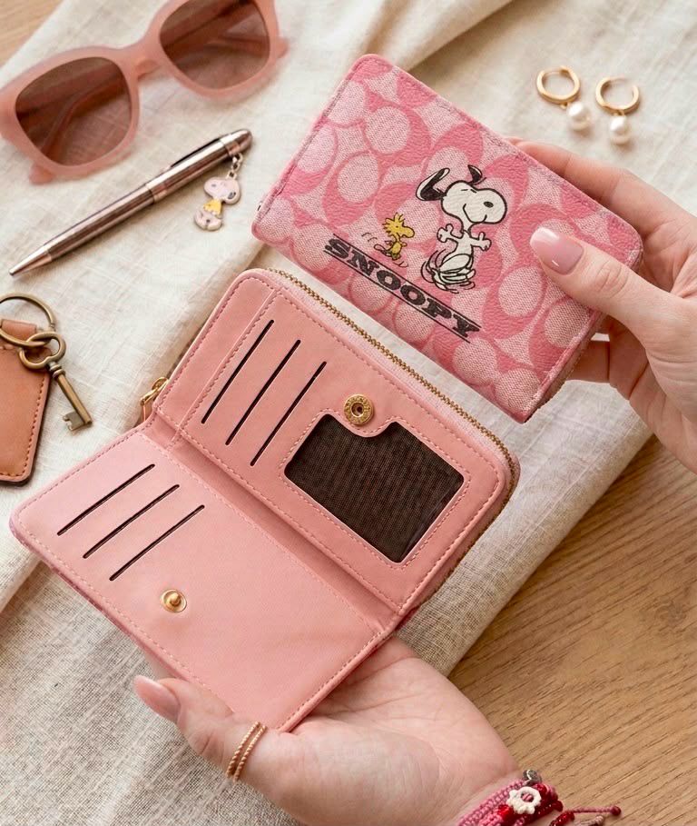 Cartera con Cierre Snoopy