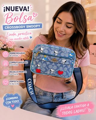 Bolsa Crossbody Estampada Colores Surtidos
