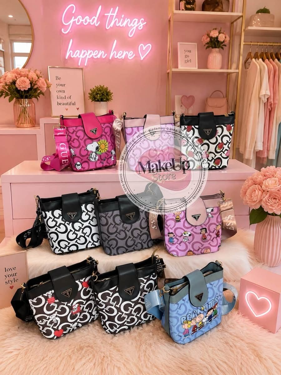 Bolsa estampados Guess