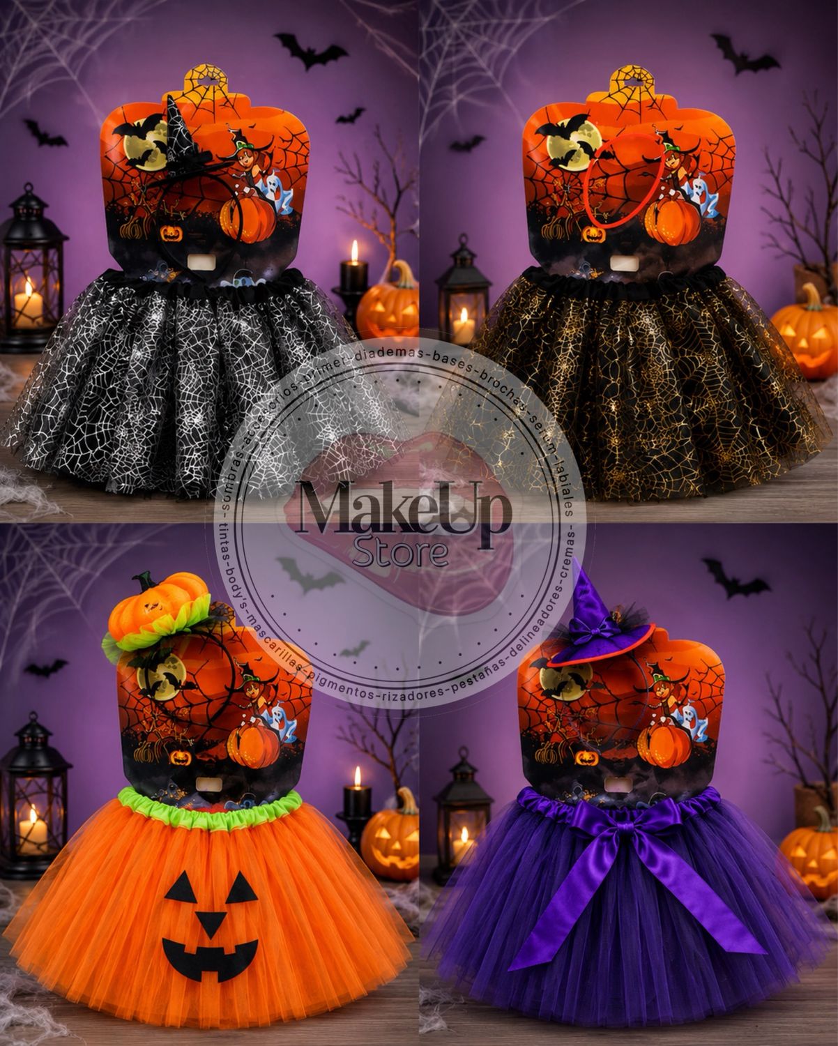 Tutu con luz led y Diadema