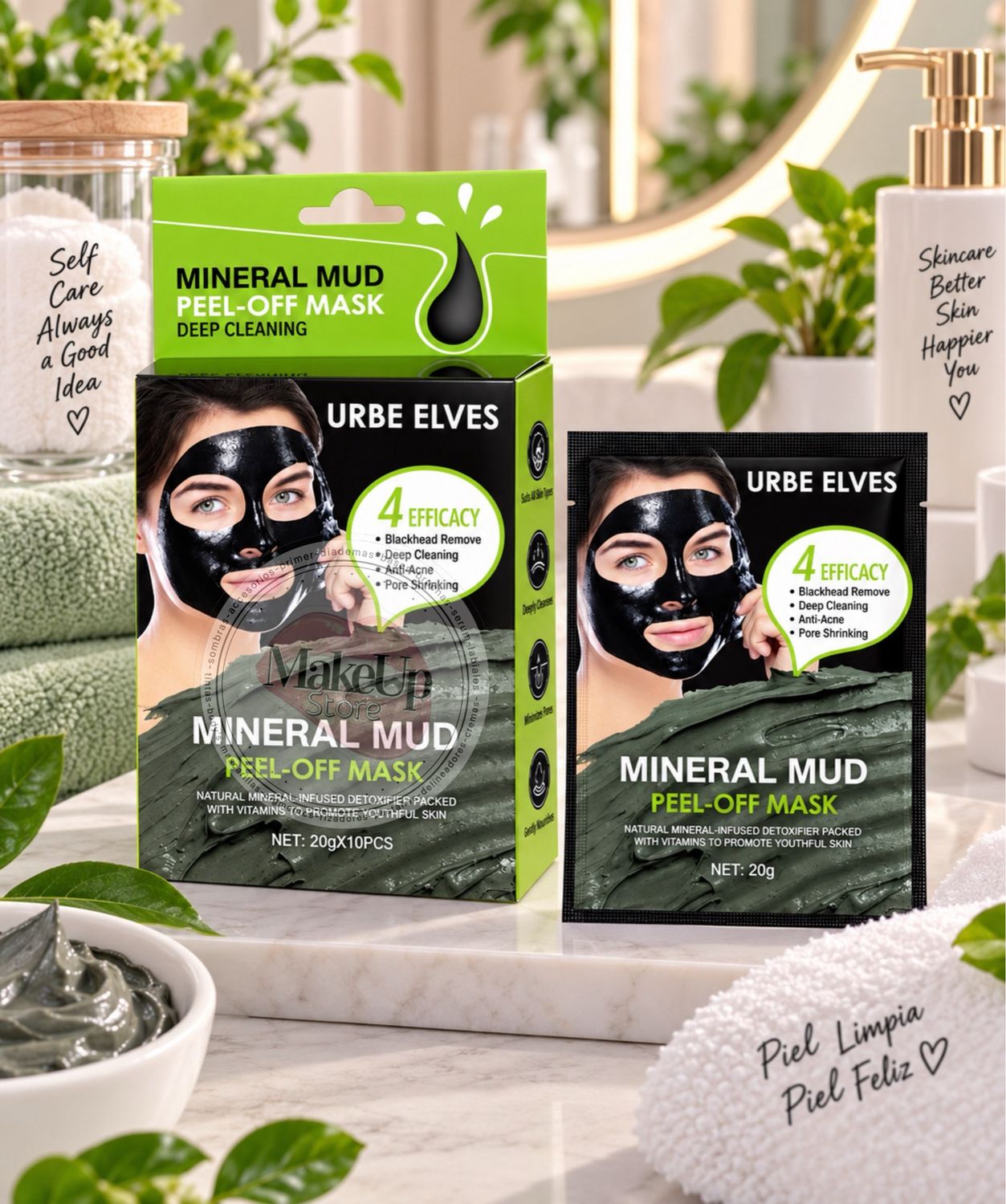 Caja 10 mascarilla Mineral Peel  Off