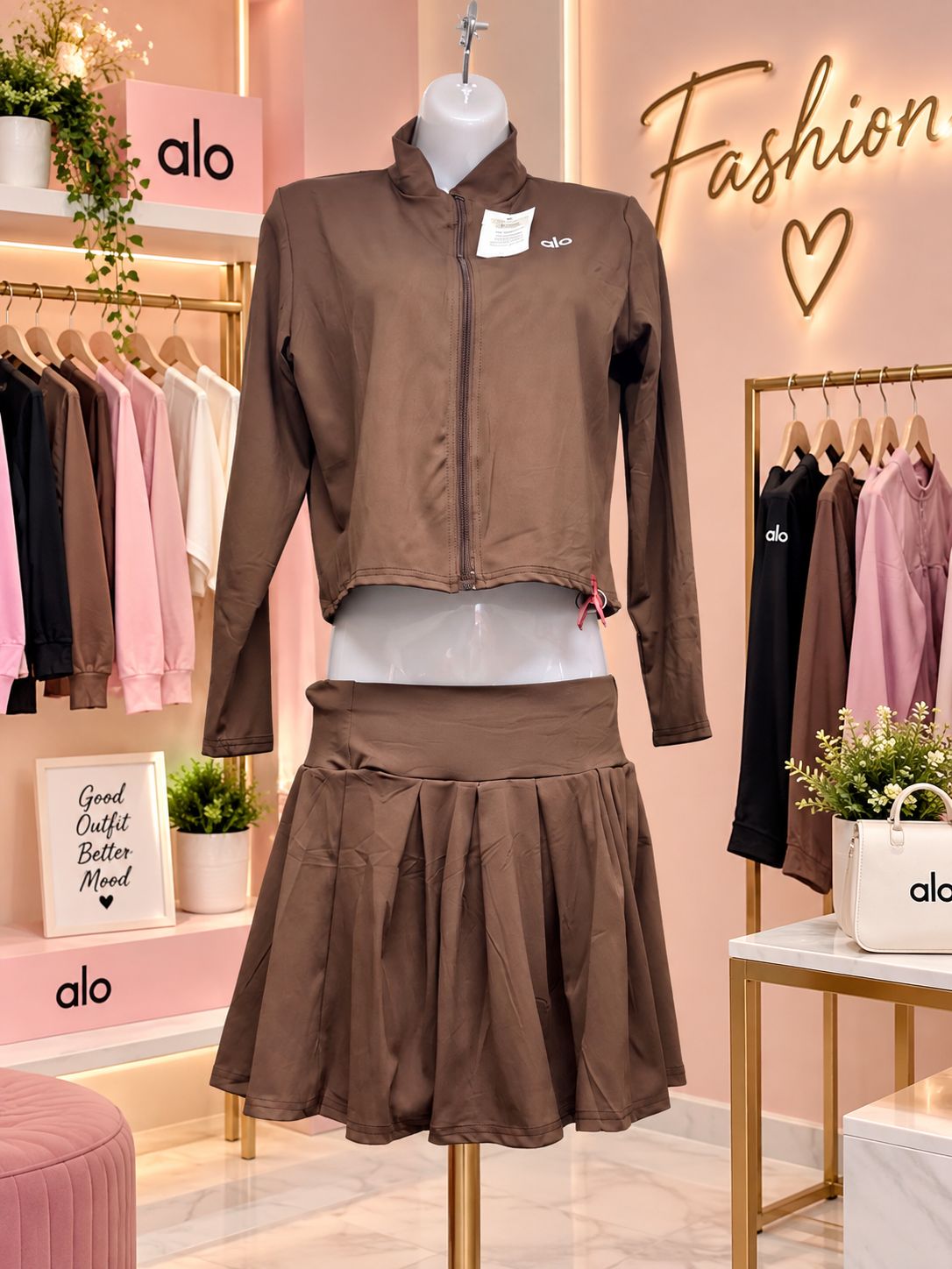 Set Deportivo alo Falda y chamarra