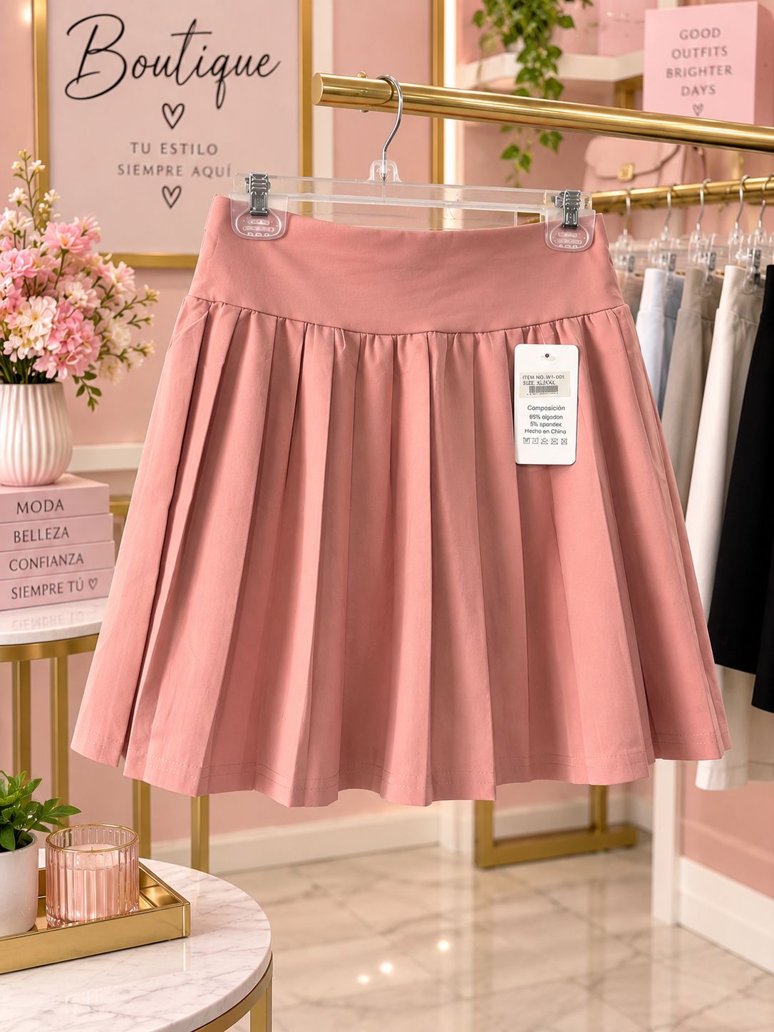 Falda Short Deportiva se envía color surtido al azahar