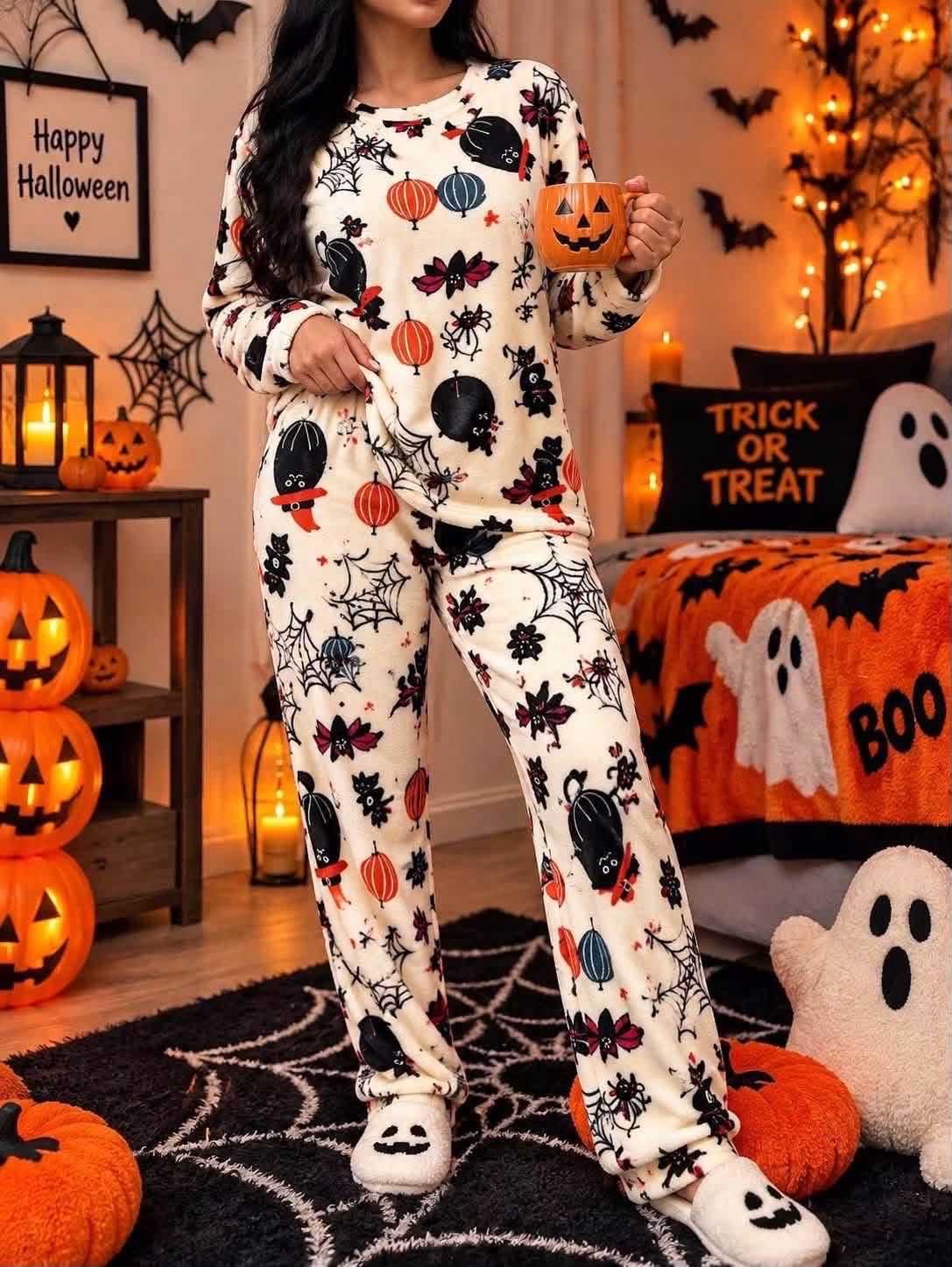 Pijama Polar Halloween de Dama