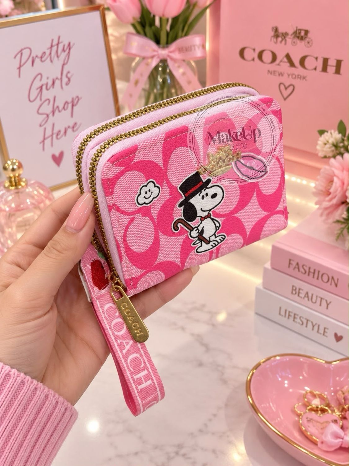 Cartera Snoopy Doble Cierre 1 Pieza