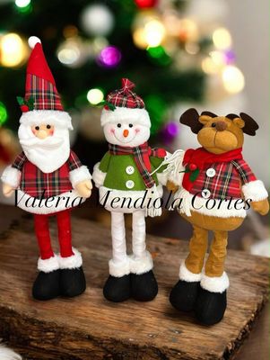 Muñeco Patón Navideño Rojo, 3 modelos surtidos