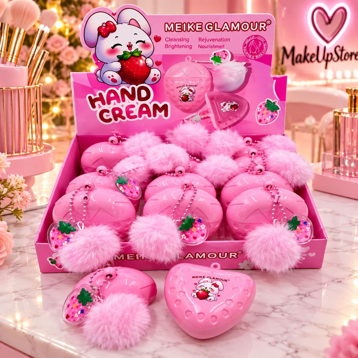 Crema para manos fresita Rosa 1 pieza