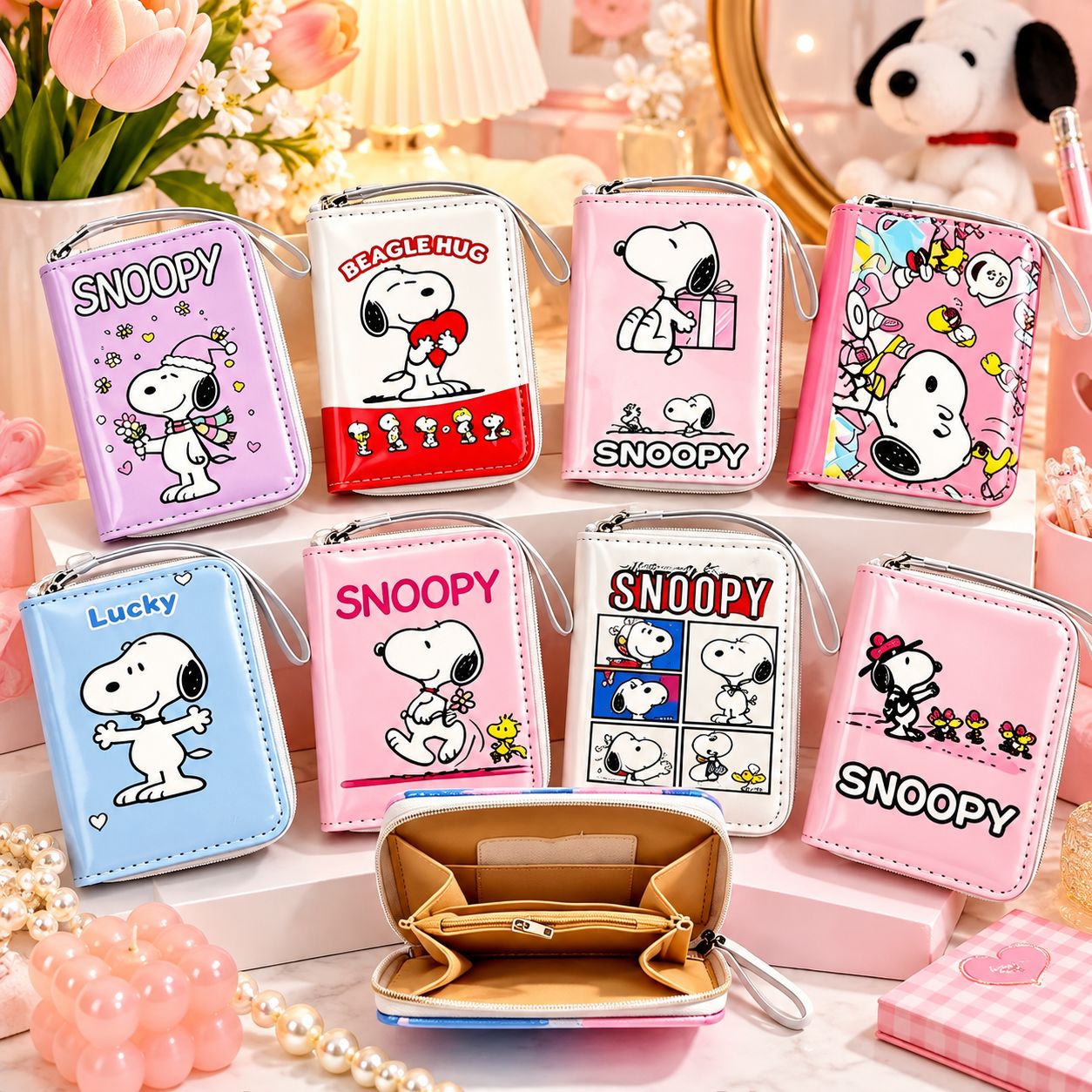 Cartera Chica Snoopy 1 pieza el estampado se envía surtido