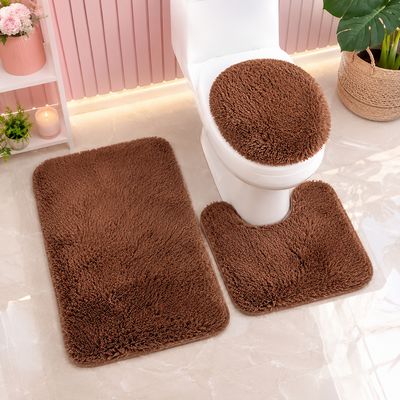 Juego de Baño 3 Piezas Pelo Alto Colores Surtidos