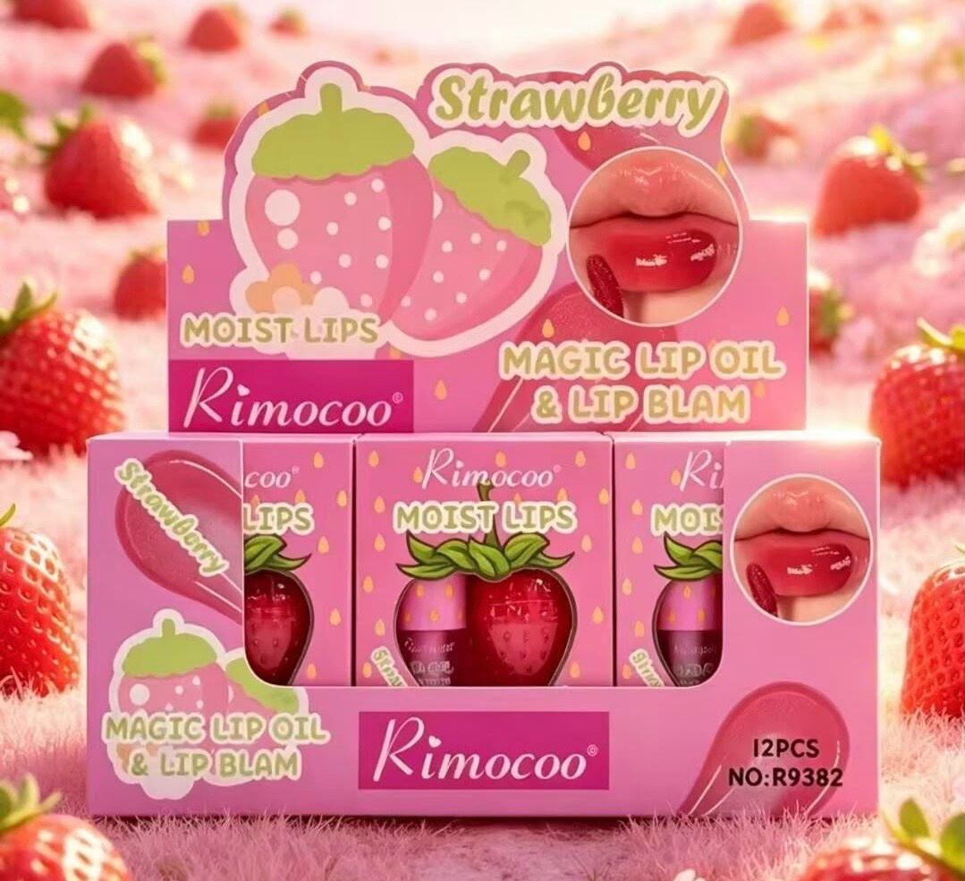Dúo Magic Fresita LipGloss y Bálsamo