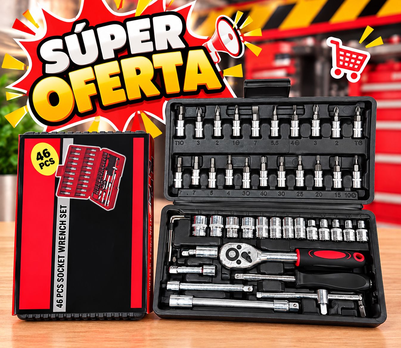 Kit Matraca y Dados caja negra