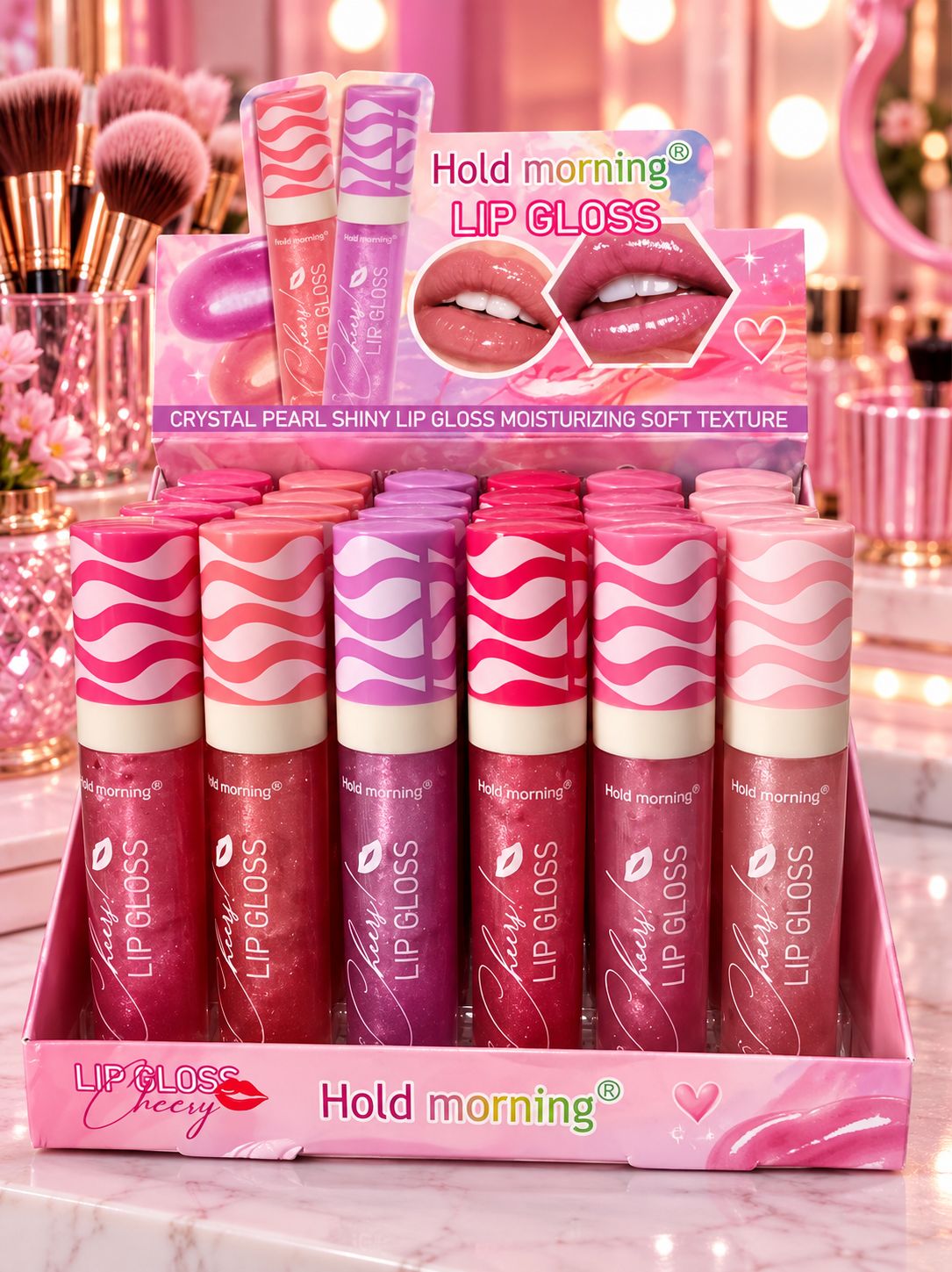 LipGloss Shiny Caja 24pz