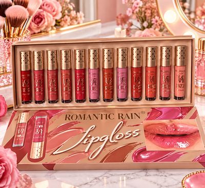 Set Labiales Matte 12 piezas Modelo Nude