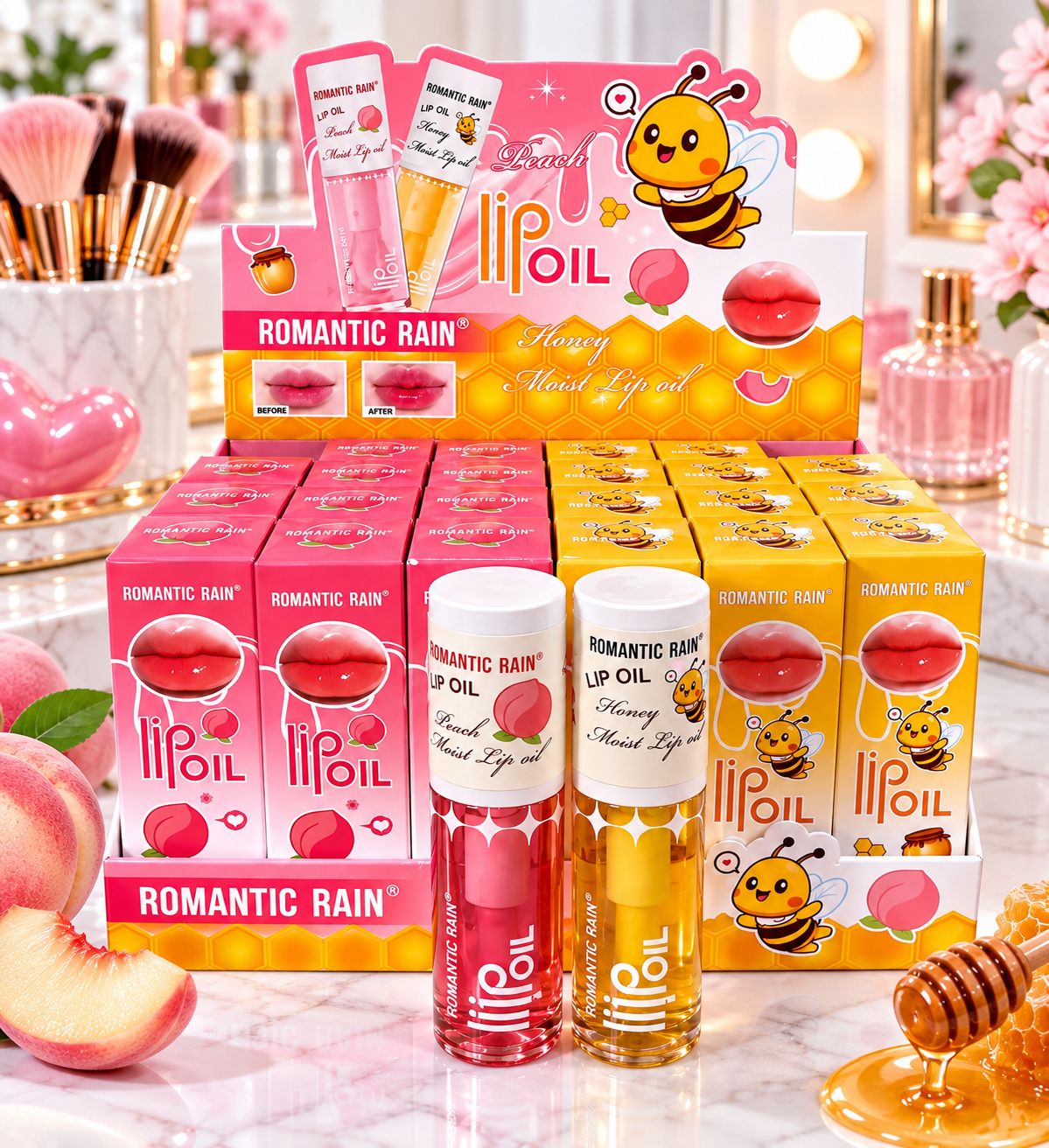 Lip Oil Duranzo /abeja caja 24pz