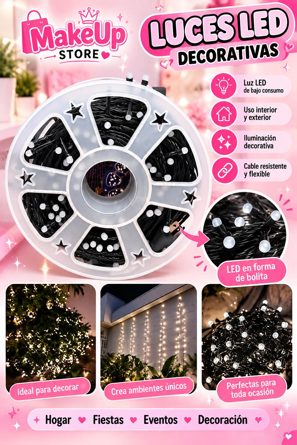 Serie led 50 Luz Blanca