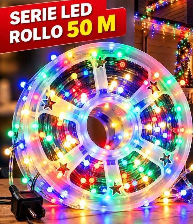 Serie led 50 metros luz Multicolor
