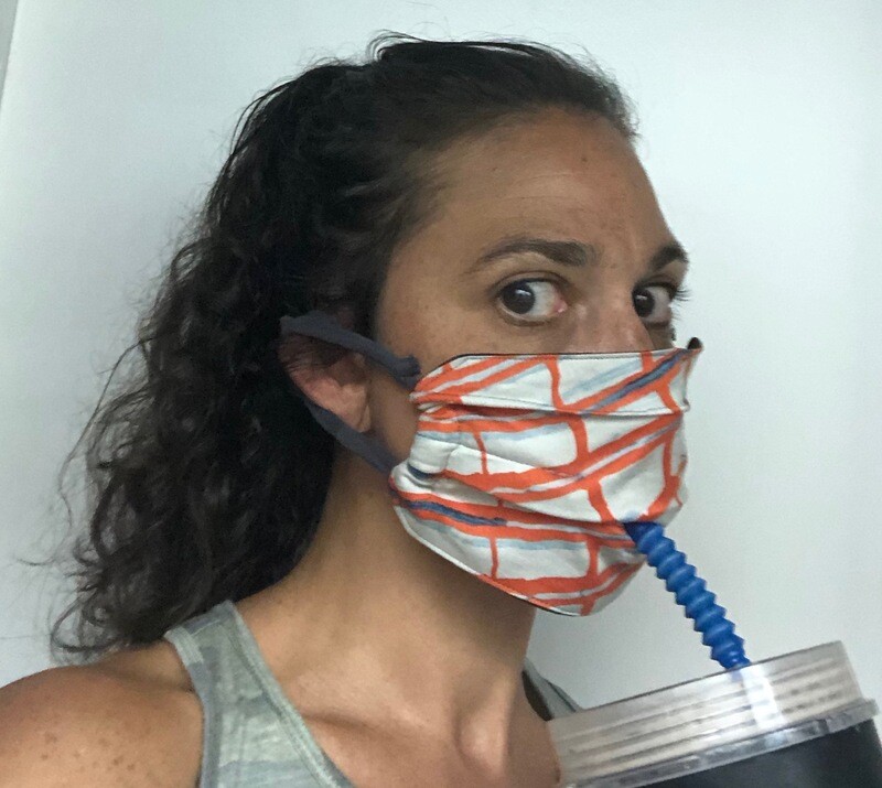 sip and snack mask