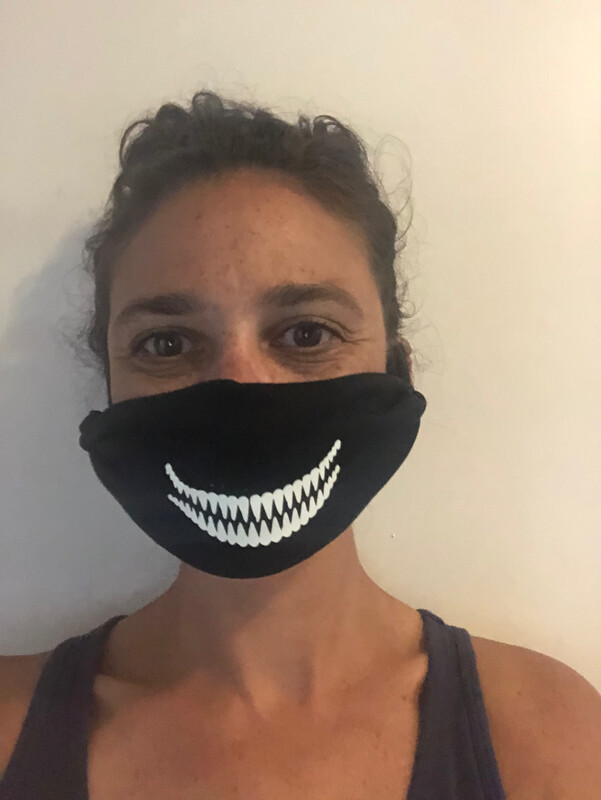 Black Mask/Glow In The Dark Sharp Teeth