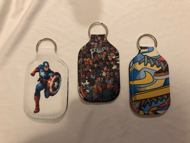 Design Your Own-Hand Sanitizer Holder Keychain