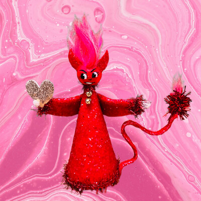 Red Valentines Devil