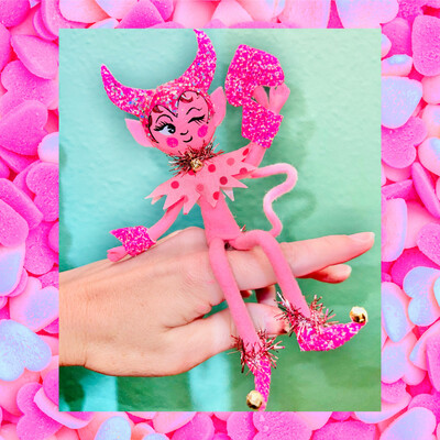 Pink Valentines Devil