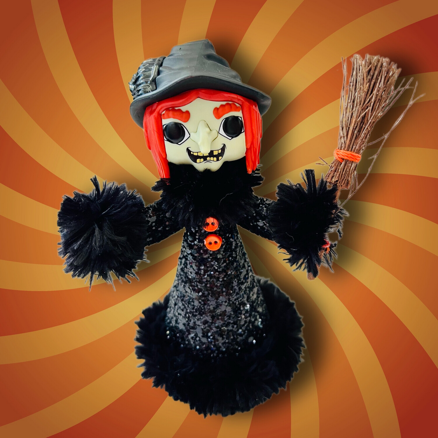 Halloween OOAK Art Doll Witchy Poo
