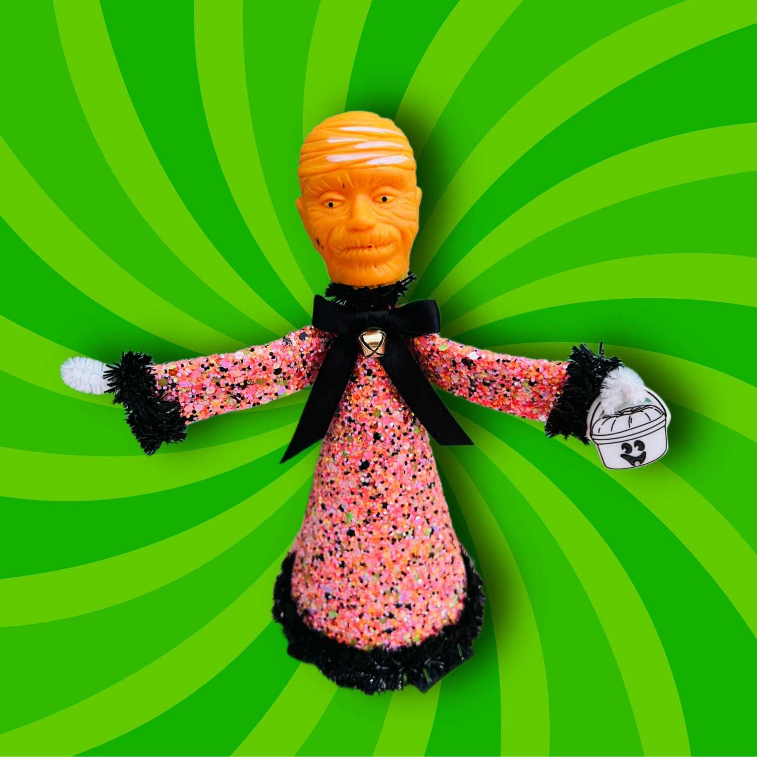 The Mummy with Happy Meal Pail Art Doll