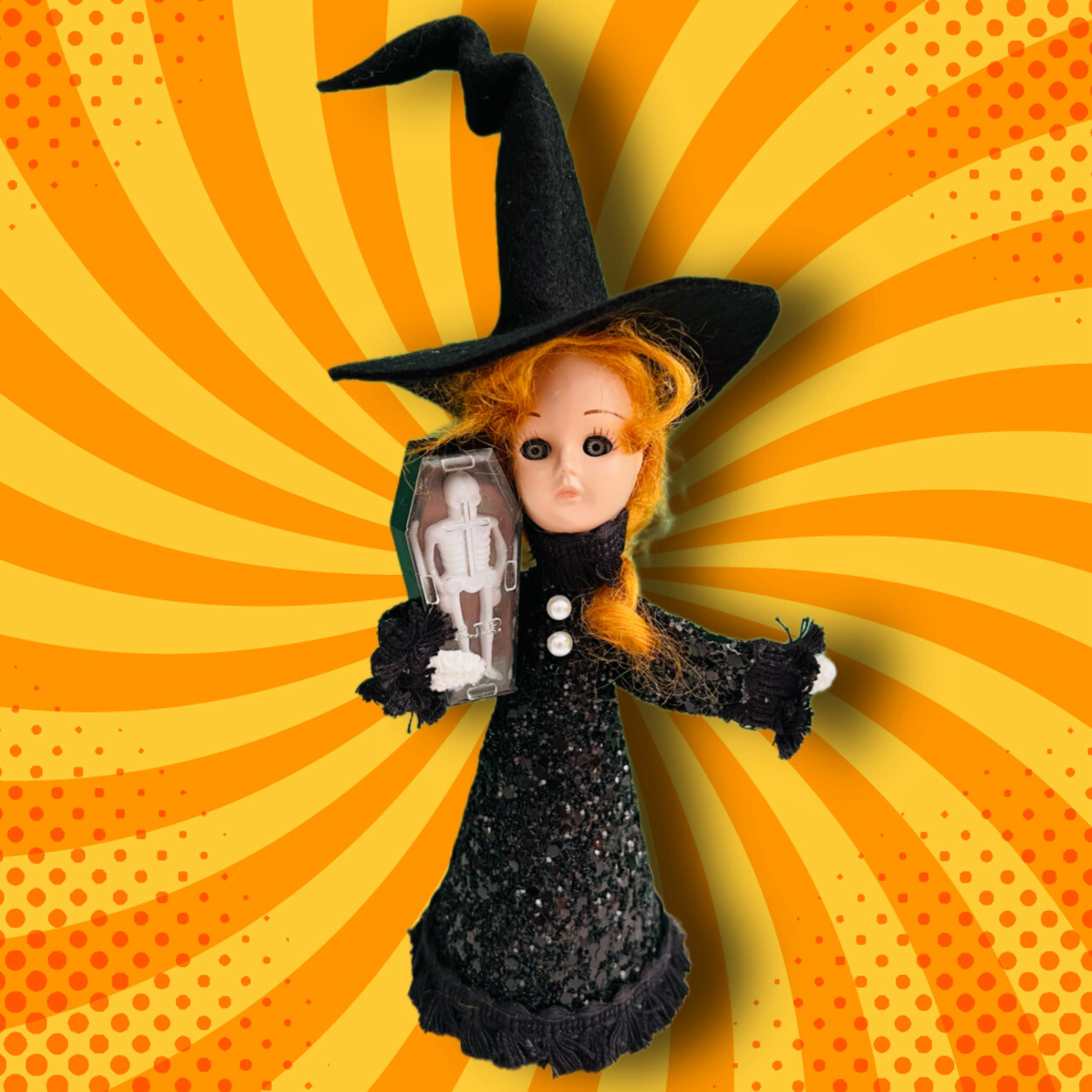 Ginger Witch Art Doll