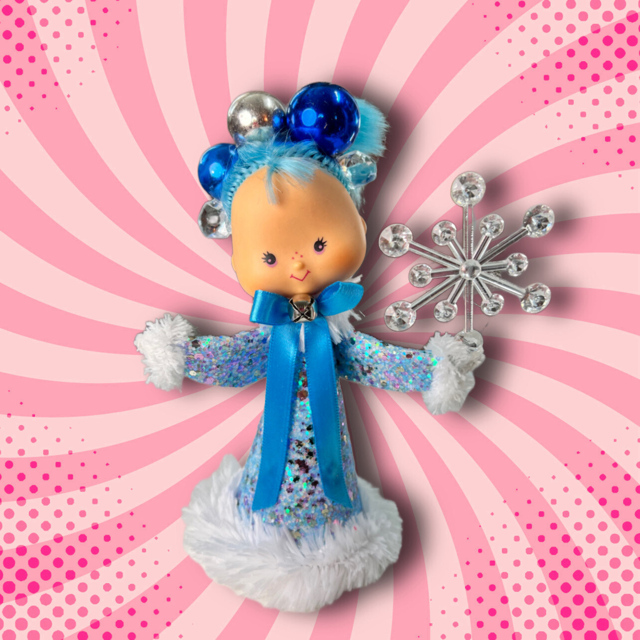 Winter Wonderland Blueberry Muffin Art Doll