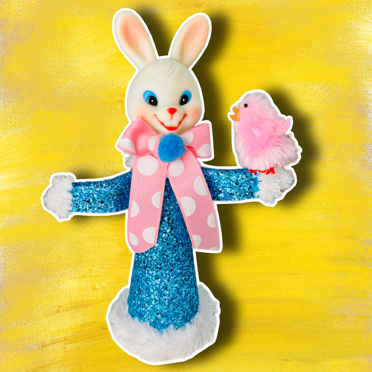 Easter Bunny Art Doll