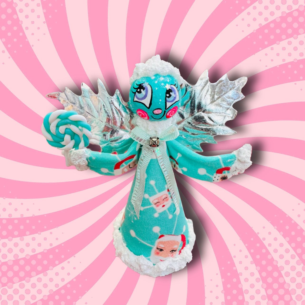 Blue Snow Fairy Art Doll