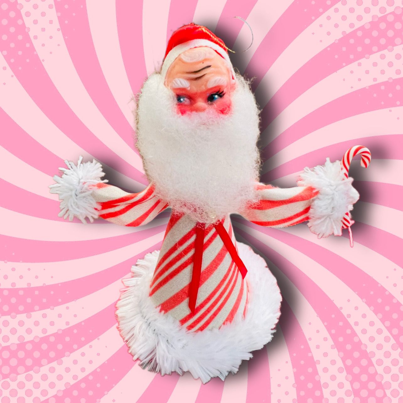 Mischievous Santa Art Doll