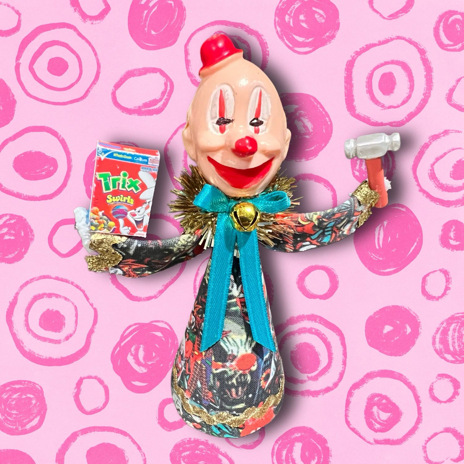 Trix to Catch Kids Clown Art Doll