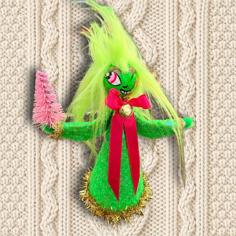 Gronk Art Doll Ornament Handpainted Original design by Ami’s Rock N Pop Shop