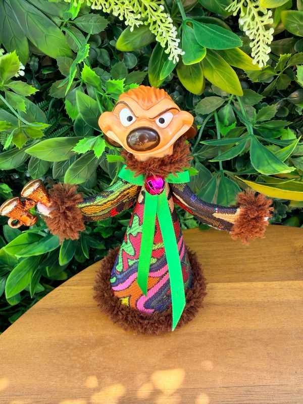 Timon Art Doll featuring a Pez head