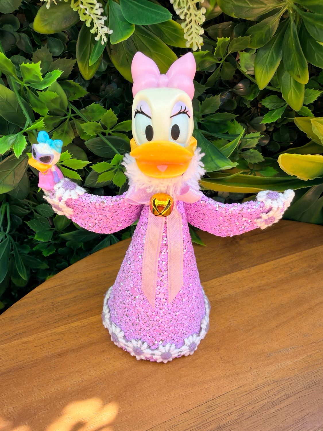 Daisy Duck Art Doll featuring a Pez head