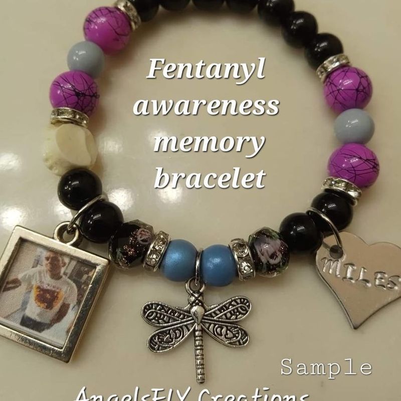 Overdose &amp; fentanyl memory bracelet
