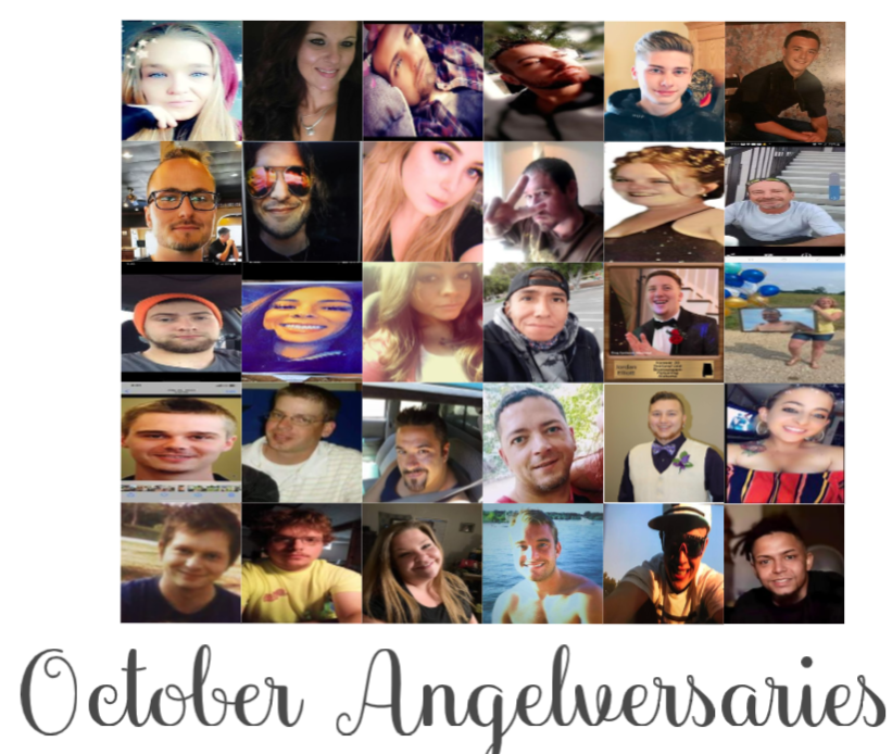 Personalized Yearly Angelversary Calendar