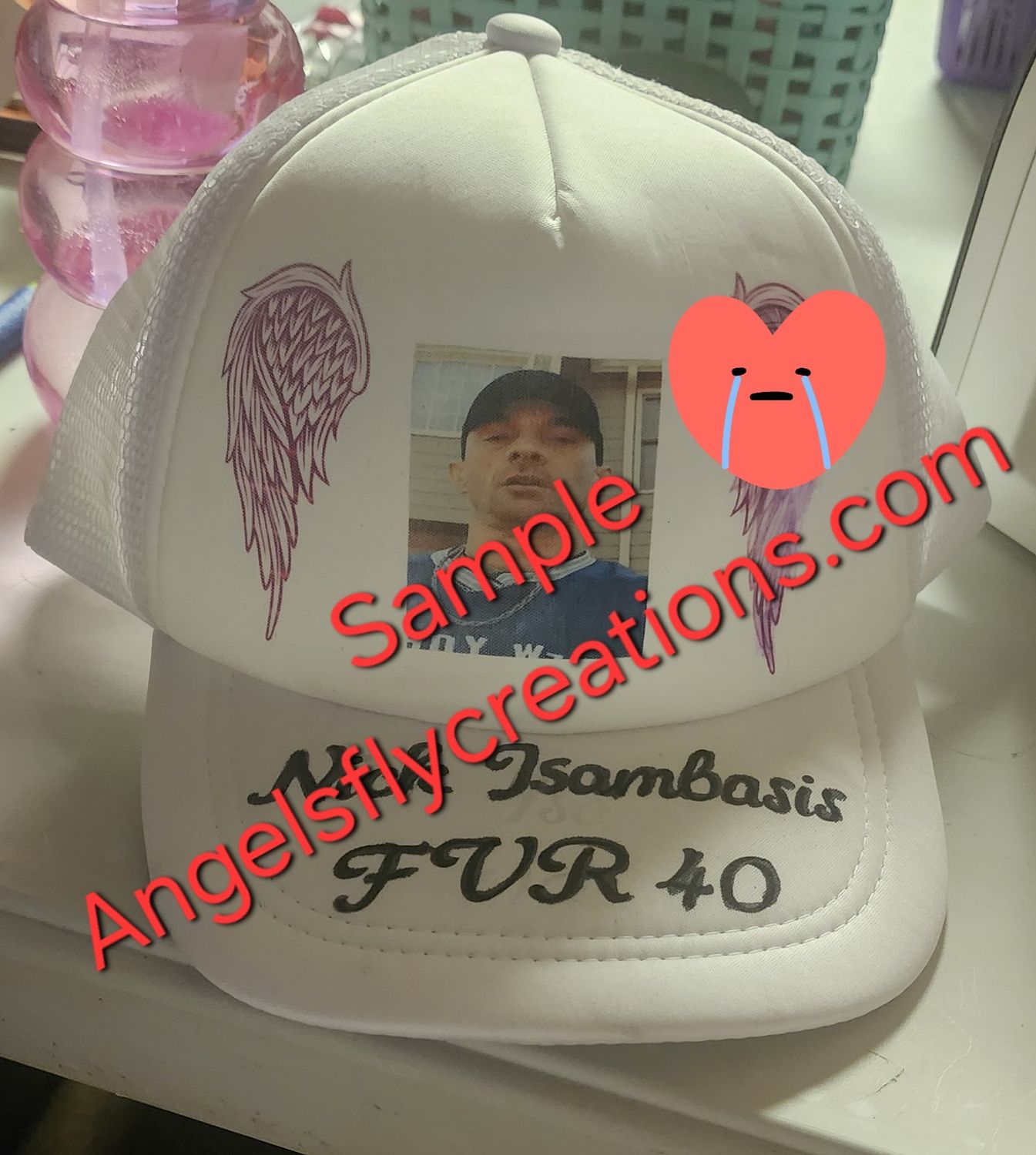 Personalized Ballcap white