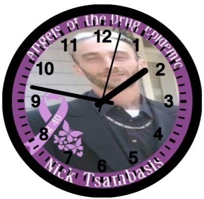 Angel Photo Wall Clock Angel Photo Wall Clock
