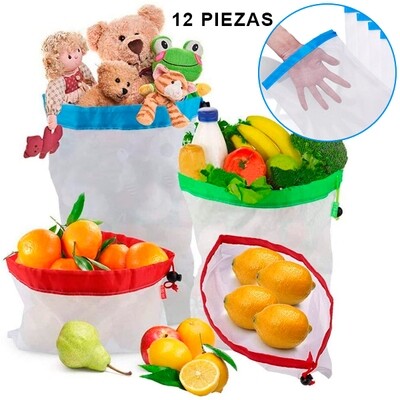 Bolsa ecologica. 12 piezas