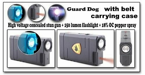 Self-defense Olympian 3-in-1 self- protection stun gun, flashlight, pepper spray